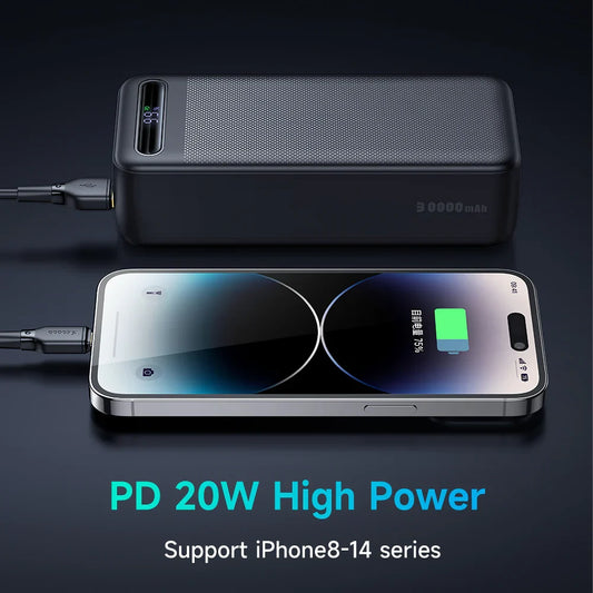 بنك طاقة Mcdodo MC-391 سعة 30000mAh وشحن سريع 22.5W مع شاشة رقمية