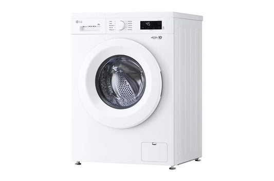 غسالة LG سعة 8 كجم تحميل أمامي بمحرك Inverter Direct Drive وSmart Diagnosis