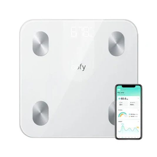 ميزان ذكي Anker Eufy A1 لقياس الوزن والدهون – 12 مؤشر صحي مع بلوتوث