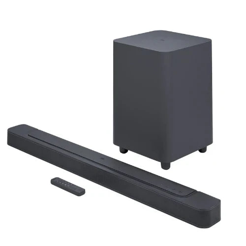 ساوند بار/مكبر صوت للتلفزيون بقوة 590 واط مع Subwoofer لاسلكي 10 إنش وDolby Atmos ماركة JBL