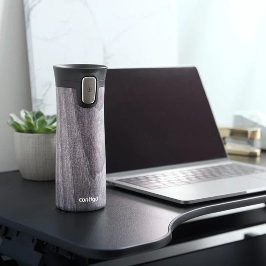 كوب سفر Contigo Autoseal Pinnacle Couture ستانلس ستيل معزول سعة 420 مل