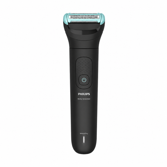 ماكينة حلاقة رجالية للجسم Series 5000 مقاومة للماء مع ملحق للظهر وبطارية 100 دقيقة ماركة Philips