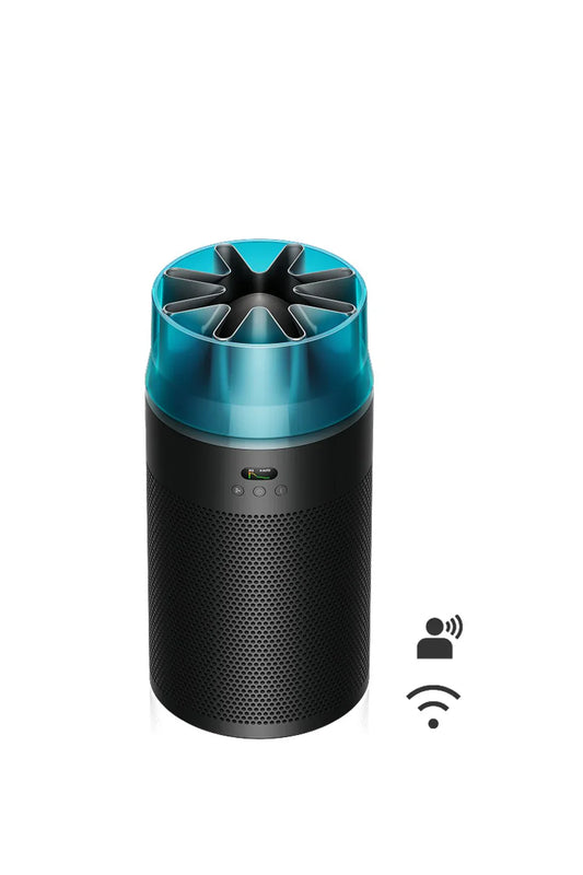 جهاز تنقية الهواء Dyson HushJet™ Compact HJ10 مع فلتر HEPA وتحكم ذكي بتغطية تصل إلى 100 متر