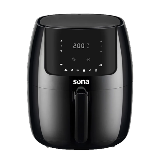 قلاية هوائية AirFryer سعة 7 لتر بقوة 1800 واط و8 برامج طهي مختلفة ماركة SONA