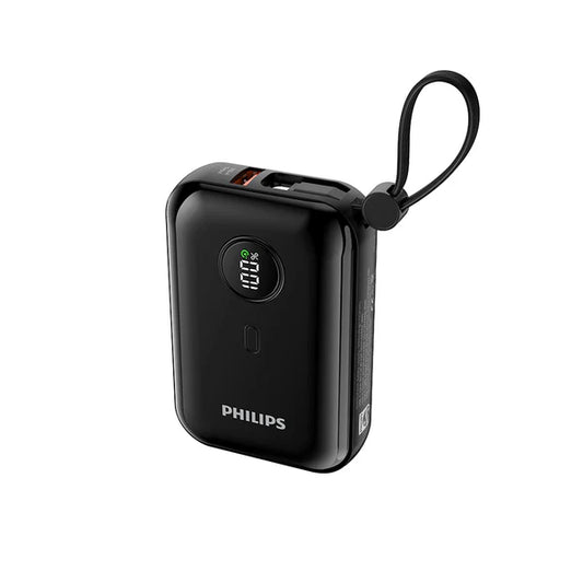 باوربانك محمول بسعة 10000mAh مع 4 منافذ USB لشحن 4 أجهزة في وقت واحد ماركة Philips