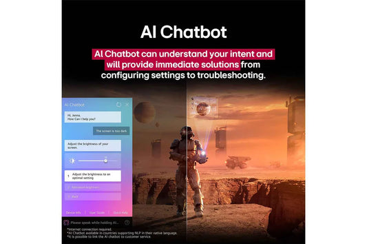 تلفزيون إل جي مقاس 55 بوصة 4K UHD AI Smart TV مع Game Optimizer وVRR