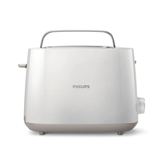 توستر/حماصة الخبز بقوة 830 واط مع 8 إعدادات تحميص بفتحتين ورف تسخين مدمج ماركة Philips