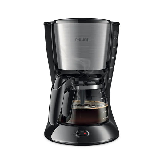 ماكينة قهوة أمريكية بسعة 15 كوب بقوة 1080 واط وإبريق زجاجي ماركة Philips