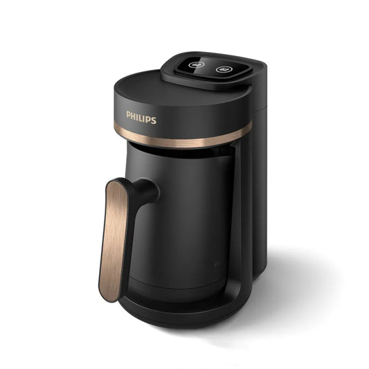 ماكينة صنع القهوة التركية حتى 4 أكواب بقوة 735 واط مع نظام منع الانسكاب ماركة Philips