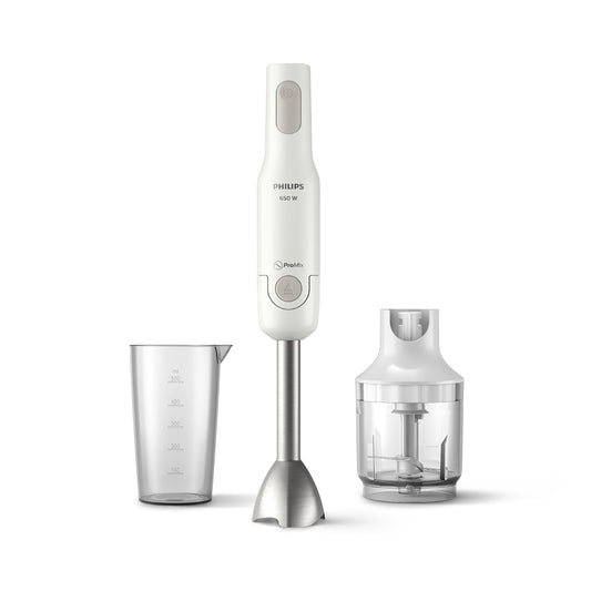 هاند بلندر Philips ProMix بقوة 650 واط بتقنية ProMix مع وعاء ومفرمة بسرعة واحدة ماركة Philips