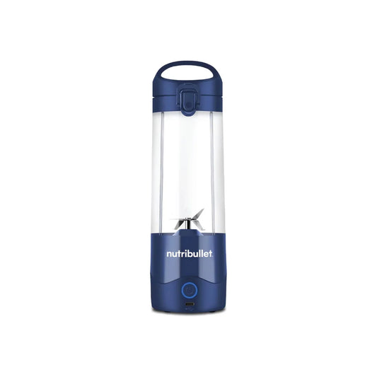 خلاط لاسلكي محمول سعة 475 مل قابل للشحن USB-C بالون الأزرق الداكن NB-PB475B ماركة NutriBullet