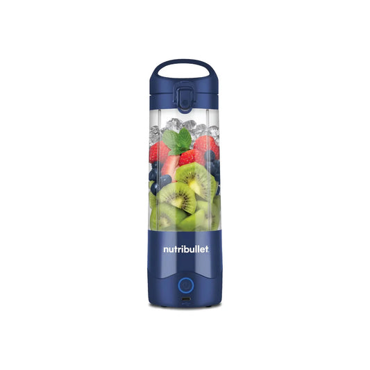 خلاط لاسلكي محمول سعة 475 مل قابل للشحن USB-C بالون الأزرق الداكن NB-PB475B ماركة NutriBullet