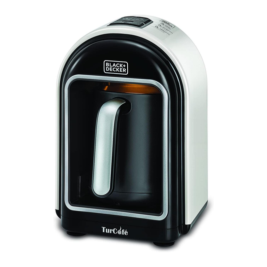 ماكينة تحضير القهوة التركية والشوكولاتة الساخنة مع ميزة تسخين الحليب ماركة Black & Decker