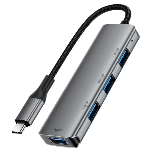 موزع منافذ USB من Acefast موديل J15 – 1 أمبير، 4 منافذ، 4 في 1