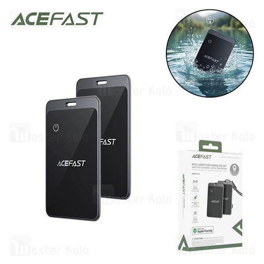 جهاز تتبع من Acefast موديل S3 عبوة 2 قطع – 100 ملّي أمبير، 30 متر، IP68
