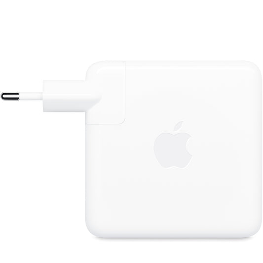 شاحن Apple USB-C أصلي بقوة 96 واط باللون الأبيض