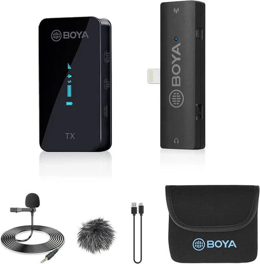 ميكروفون لاسلكي BY-XM6-S3 من BOYA – USB-C، لشخصين