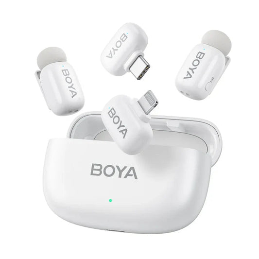 ميكروفون لاسلكي Mini 13 Dual من BOYA – USB-C، للآيفون، لشخصين