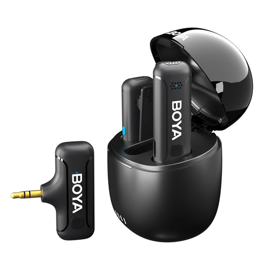ميكروفون لاسلكي Wireless Microphone System من BOYA للتسجيل وصناعة المحتوى