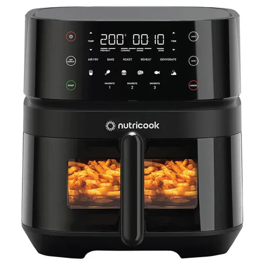قلاية هوائية سعة 5.7 لتر بقوة 1700 واط مع شاشة lcd و11 برنامج NC-AF357V ماركة Nutricook