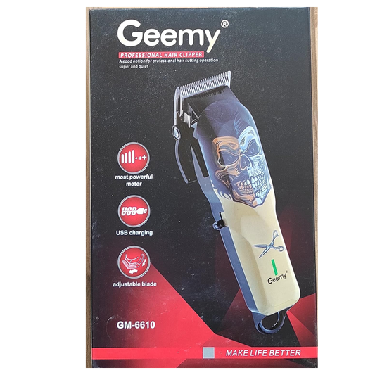 ماكينة حلاقة رجالية احترافية للرجال القابلة لاعادة الشحن ماركة GEEMY- GM6610
