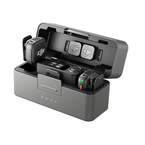 ميكروفون لاسلكي DJI Mic 3 – 2 مرسل + 1 مستقبل
