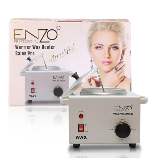 جهاز تسخين الشمع الاحترافي لإزالة الشعر بدرجة حرارة حتى 80 درجة للصالونات والمنزل ماركة ENZO