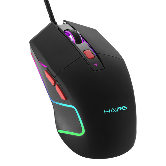 ماوس ألعاب من HAING GM300 RGB سلكي للألعاب ماوس | Powerful Performance & Stunning Design - صورة 1