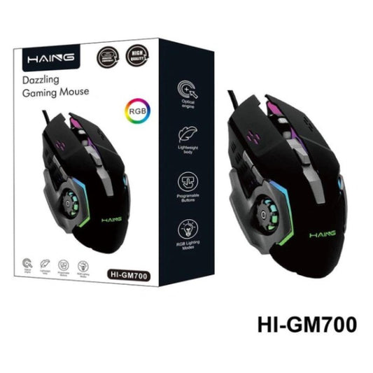 ماوس ألعاب من HAING HI-GM700 USB سلكي للألعاب ماوس - صورة 1