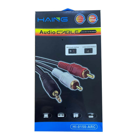 كيبل من HAING HI-0150-ARC DC3.5M to RCA كيبل صوت – 3M موديل HI-0150-ARC-3M - صورة 1