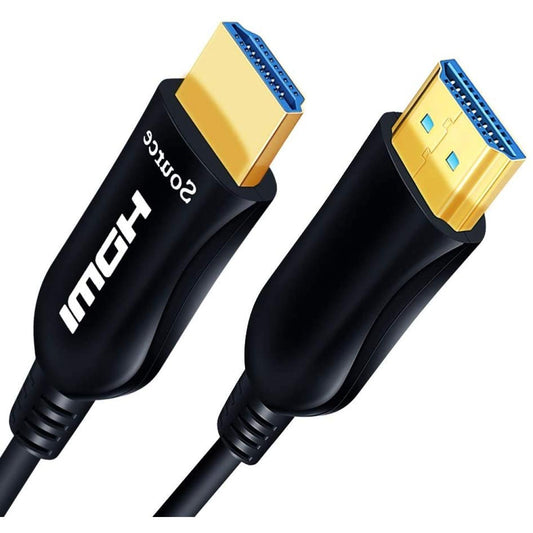 كيبل HDMI بصري من HAING بدقة 4K وتردد 60Hz بطول 120 متر موديل HI-AOC03-120M - صورة 2