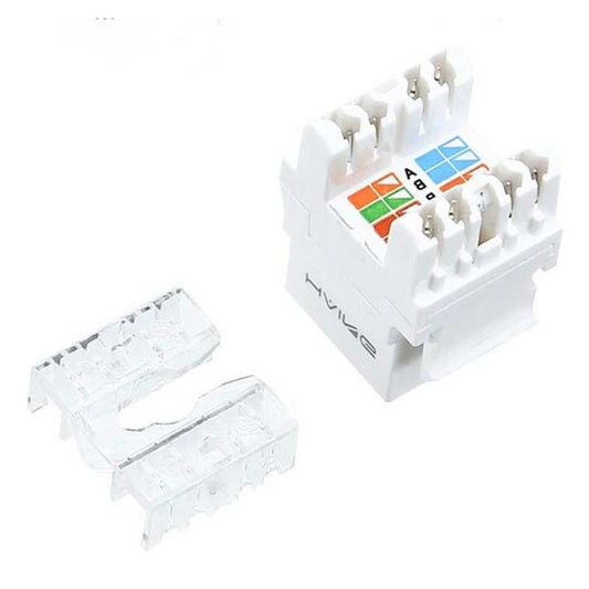 وصلة شبكة من HAING HI-KJ02 CAT6 RJ45 Keystone Jack - صورة 1