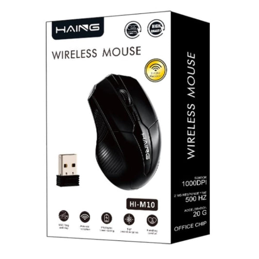 ماوس كمبيوتر من HAING M10 Optical USB 2.4G لاسلكي Computer ماوس موديل MOUSE-M10 - صورة 1