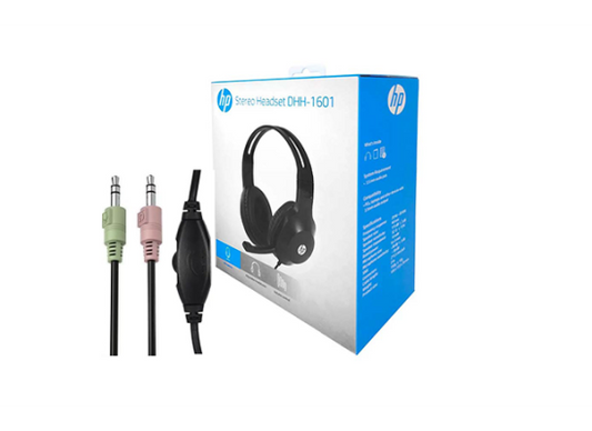 سماعة رأس HP DHH-1601 سلكية بموصلين
