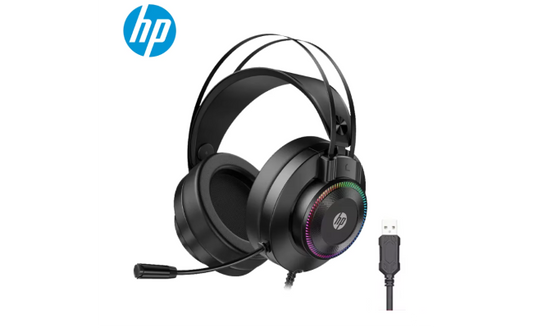 سماعة ألعاب HP H220G بإضاءة RGB