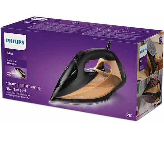 مكوى بخار يدوي بقوة 2800 واط وبخار معزز 250 غرام مع ميزة الإيقاف التلقائي ماركة Philips