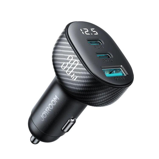 شاحن سيارة JOYROOM Joyroom 2A1C 30W Car Charger Fast & Efficient Charging - Black | أداء موثوق وتصميم عملي