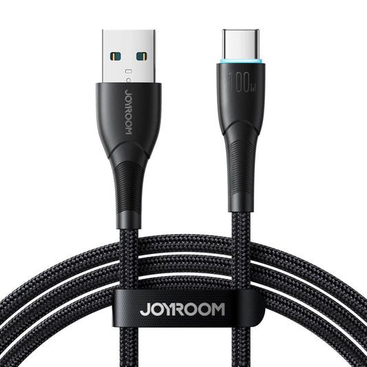 كابل شحن JOYROOM Joyroom Starry 100W USB A & USB C Cable 1m Fast & Durable Charging - Black | أداء موثوق وتصميم عملي