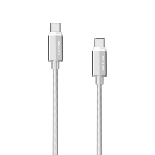 كيبل شحن ونقل بيانات من Lenyes موديل LC503TC-TC 60W – 60 واط، USB-C إلى USB-C