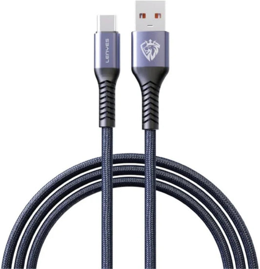 كيبل شحن ونقل بيانات من Lenyes موديل LC510 -V – USB-A إلى USB-C
