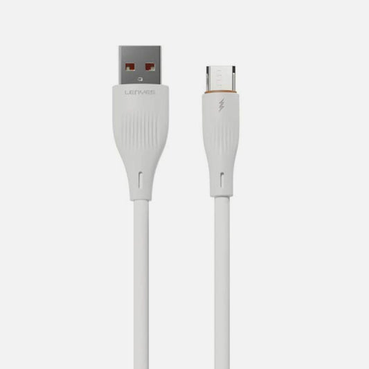 كيبل شحن ونقل بيانات من Lenyes موديل LC988V-1 – 2.4 أمبير، 1 متر، Micro USB