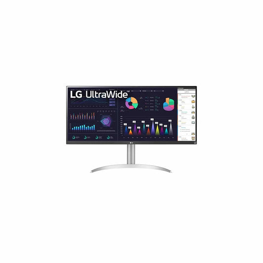 شاشة LG UltraWide 34WQ650-W مقاس 34 بوصة IPS بتردد 100Hz وUSB-C
