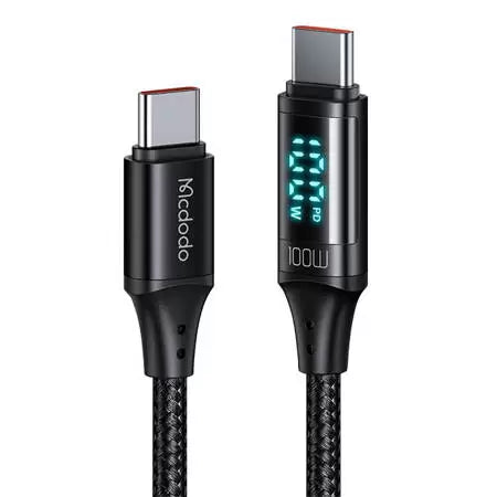 كيبل USB-C من Mcdodo موديل CA-1100 – 100 واط، 5 أمبير، 1.2 متر