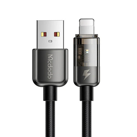 كيبل Lightning من Mcdodo موديل CA-3140 – 12 واط، 3 أمبير، 1.2 متر