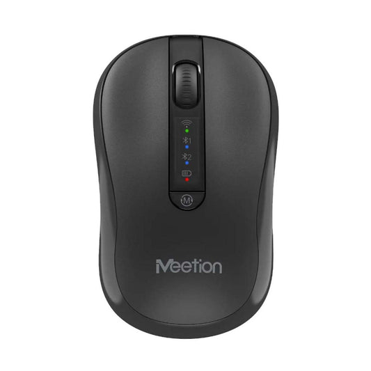 ماوس ألعاب من Meetion موديل BTM185R – اتصال لاسلكي 2.4GHz وBluetooth وإضاءة RGB ونقرات هادئة