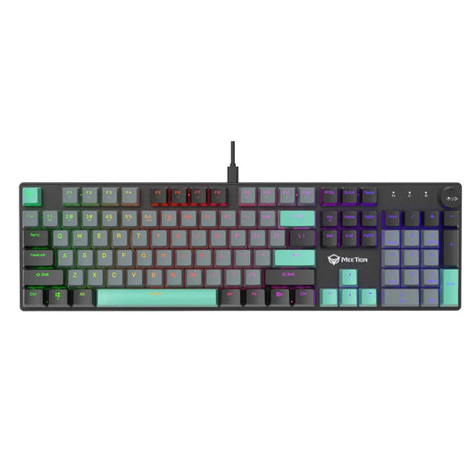 كيبورد ألعاب من Meetion موديل MK009 RD – اتصال سلكي ومفاتيح ميكانيكية