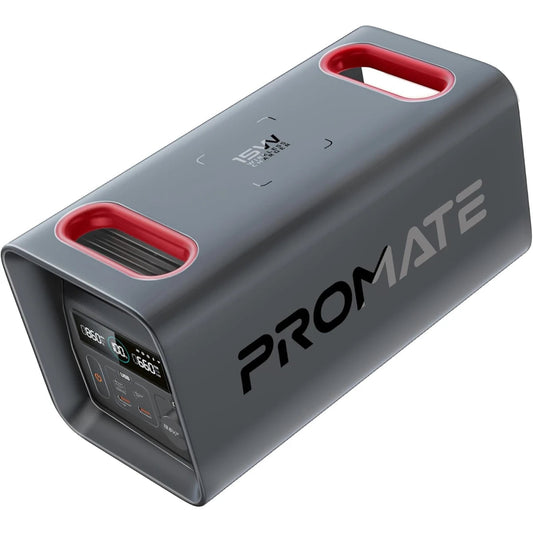 ملحق إلكتروني من Promate موديل PowerTank-600 مع 600W و30W و15W - صورة 1