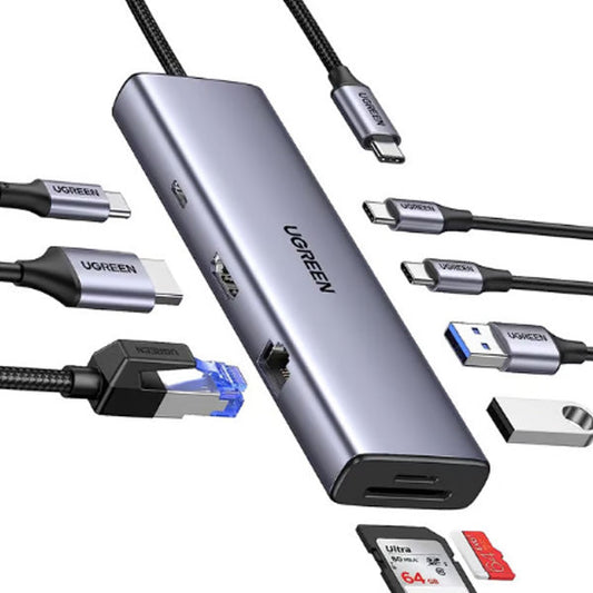 موزع UGREEN USB-C 9 في 1 موديل 15375