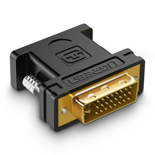 محول UGREEN 20122 من DVI-I 24+5 ذكر إلى VGA أنثى