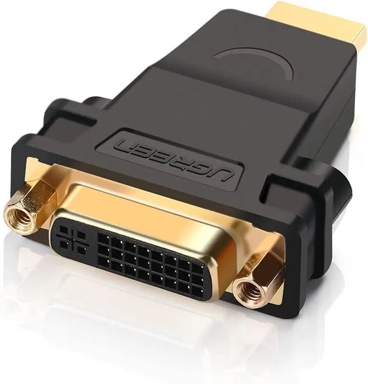 محول UGREEN 20123 من HDMI ذكر إلى DVI-I 24+5 أنثى